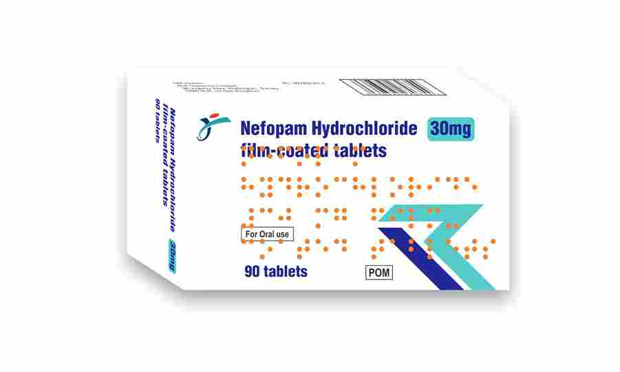 Nefopam Hydrochloride 30 mg Tablets_90's